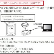 温度記録計 おんどとりJr センサー内蔵 -40～80℃ TR-51i-2