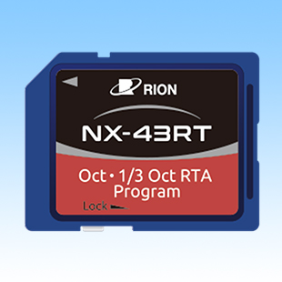 オクターブ・1/3オクターブ実時間分析プログラム NX-43RT